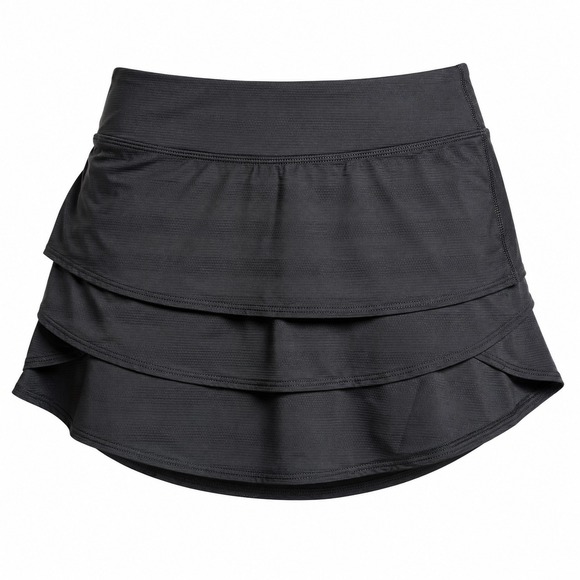 Athleta Other - Athleta Black Swing Skort Tiered Ruffle Active Skirt Shorts Girls Size Large 12